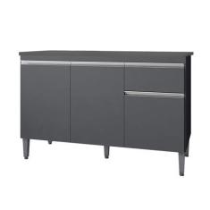 Imagem de Balcão Gabinete Para Pia Com Tampo 120cm 3 Portas E 1 Gaveta Tatiane C