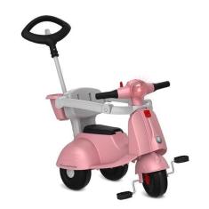 Imagem de Triciclo Banderetta Passeio E Pedal Rosa - Bandeirante