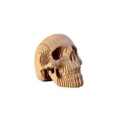 Imagem de Quebra Cabeças 3D Cranio Busto Mdf 3mm Natural - Darama