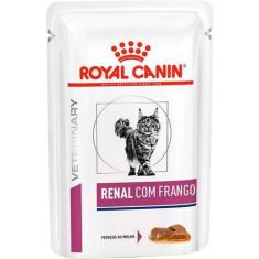 Imagem de Ração Royal Canin Sachê Feline Veterinary Diet Renal Frango Para Gatos