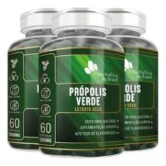 Imagem de Própolis Verde 500mg 3 X 60 Cápsulas - Flora Nativa