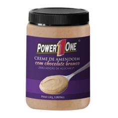 Imagem de Pasta Creme De Amendoim Com Chocolate Branco 1Kg - Power1one