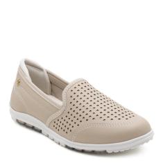 Imagem de Tênis Casual Slip On Feminino Kolosh C0539 Nude-Feminino