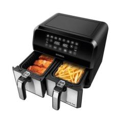 Imagem de Fritadeira Elétrica Sem Óleo Air Fryer Dual Com Cesto Duplo 8L 2000 Wa