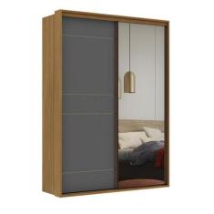 Imagem de Guarda-Roupa Qualitá 2 Portas 1 Espelho 1700X2300x560 Freijó - Belmax