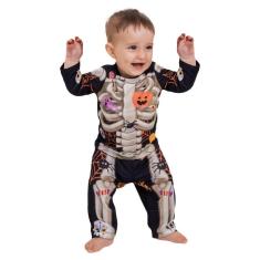 Imagem de Fantasia Halloween Infantil Esqueletinho Baby