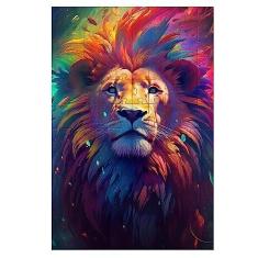 Imagem de Quebra-cabeça em MDF Exclusivo Coleção Leões de 300 peças