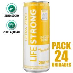 Imagem de Energético Life Strong Energy Drink 24 Unidades Tropical