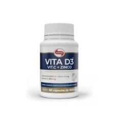 Imagem de Vita D3 + Vitamina C + Zinco  1.000Mg Vitafor