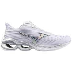 Imagem de Tênis Mizuno Wave Creation 25 Edição Aniversário Unissex Branco e Prata
