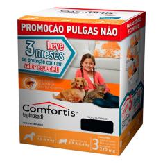 Imagem de Comfortis 270mg para Cães e Gatos Uso Veterinário com 3 Comprimidos
