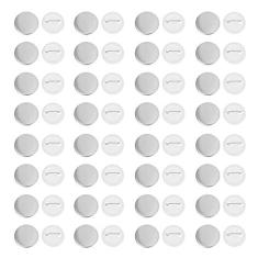 Imagem de EXCEART 100 Conjuntos de Kit de Peças DIY Botão Pin Emblemas Em  Botão Traseiro Do Pin Emblema Metálico Fazendo Entregas para As Atividades Das Crianças Broche Fazer Pins