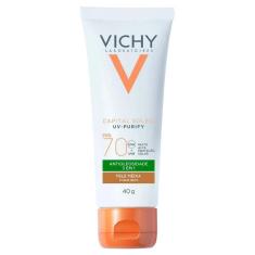 Imagem de Vichy Idéal Soleil Purify Fps 70 Clara - Protetor Solar Com Cor 40G