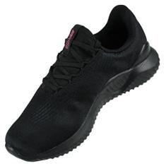 Imagem de Tênis Esportivo Feminino Actvitta Casual Sport Urbano Conforto Com Gel Tecido Lycra 4802 101 - Preto