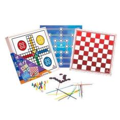 Imagem de Jogo De Tabuleiro 4 Em 1 Xalingo