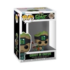 Imagem de Funko Pop! Marvel: I Am Groot, Groot Em Onesie Com Livro