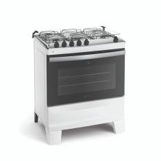 Imagem de Fogão 5 Bocas Atlas Agile com Acendimento Automático e Forno 86L Branco Bivolt