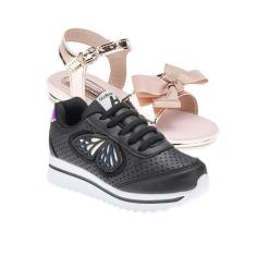 Imagem de Tenis Menina e Sandalia Infantil -  KIT 2 PARES Tam 24 ao 34 - sapatin