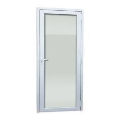 Imagem de Porta de PVC  216x80cm Com 1 vidro Temperado ITEC Brimak Branco