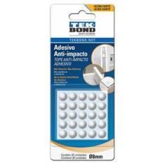 Imagem de Adesivo Anti-impacto Tek Bond Redondo P 8mm com 25 unidades