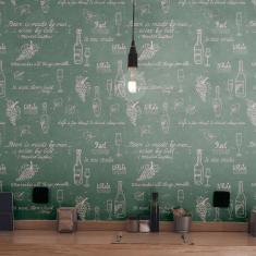 Imagem de Papel De Parede Adesivo Garrafas Vinho N03113 0,58X3,00M