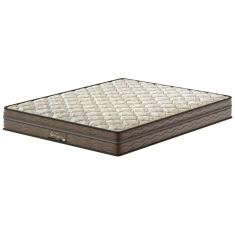 Imagem de Colchão Queen Size Probel Oregon com Euro Pillow e Molas Prolastic 24x158x198 cm – Bege/Marrom