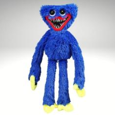 Imagem de Boneco Huggy Wuggy Azul De Pelúcia 40cm Com Fecho Nas Mãos - 296 - Luc