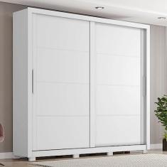 Imagem de Guarda Roupa Casal 2 Portas 4 Gavetas Premier Branco