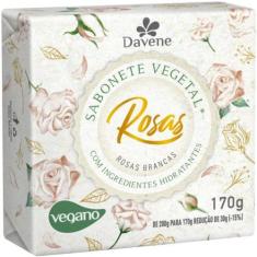 Imagem de Sabonete Vegetal Rosas Brancas 170G Davene