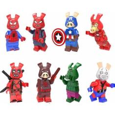 Imagem de Bonecos Blocos De Montar Coleção Aranhaverso Marvel - Mega Block Toys
