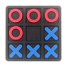 Imagem de Noughts And Crosses Crianças Crianças Jogos de Tabuleiro Indoor Jogando Tic-tac-toe Noughts