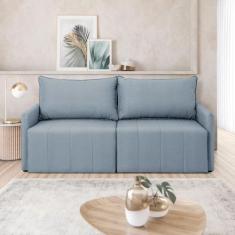 Imagem de Sofá Cama Baraúna Retrátil E Reclinável 3 Lugares 2,00M Em Linho Cabec