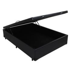 Imagem de Base para Cama Box Casal Érica com Baú Preta