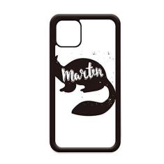Imagem de Capa Marten Animal preto e branco para iPhone 12 Pro Max para Apple Mini Mobile Case Shell