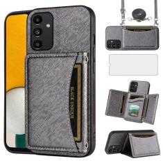 Imagem de Asuwish Capa de telefone para Samsung Galaxy A13 5G capa carteira com protetor de tela e suporte para cartão slot de couro PU acessórios para celular celular celular A04S M13 G5 A 13 2022 13A A135G SM