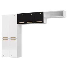 Imagem de Cozinha de Aço Compacta Telasul Diamante Smart 3pçs Bco/pto