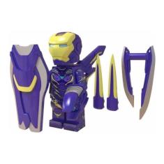 Imagem de Boneco Blocos De Montar Homem De Ferro Armadura Mk1616