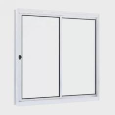 Imagem de Janela de Aço de Correr 100x150cm 2 Folhas com Vidro Riobras