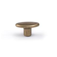 Imagem de Kit 24 Puxador Oval Para Porta Gaveta Puxador Ouro Velho PZ 14