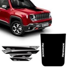 Imagem de Kit Adesivo Capô Jeep Renegade 2016/2019 + Soleira Protetora