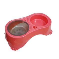 Imagem de Comedouro Postura Correta Mini e Peq Vermelho Pet Injet para Cães