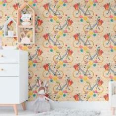 Imagem de Papel De Parede Adesivo Bicicleta N011030 Rolo 0,58X3M