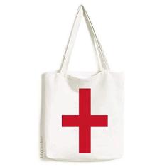 Imagem de Bolsa de lona com bandeira nacional da Inglaterra, bolsa de compras casual