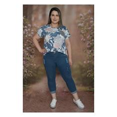 Imagem de Calça Cigarrete Jeans Plus Size