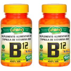 Imagem de Vitamina B12 Cianocobalamina 2X60 capsulas Unilife