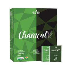 Imagem de Chanical Green Tea Orgânico e Black Natural Chanical 186g com 60 Sachês 