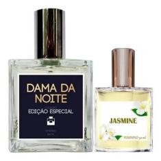 Imagem de Perfume Feminino Dama da Noite 100ml + Jasmine 30ml - Essência do Bras