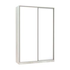 Imagem de Guarda-roupa 2 Portas De Correr 160Cm Crema Com Branco Mat - LUCIANE