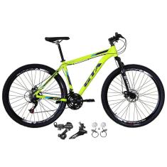 Imagem de Bicicleta Aro 29 Gta Start 21v Alumínio Câmbios Shimano Freio a Disco Hidráulico Garfo Com Suspensão - Amarelo