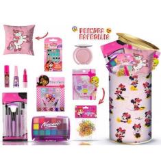 Imagem de Kit Infantil C/ Maquiagem Lata + Polvo Pelúcia KMLT4 - Bazar na Web